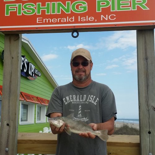 RALPH JONES. Jr. (Kinston, NC)-- having fun with SEA MULLET on Thursday! ............ 4-13-17