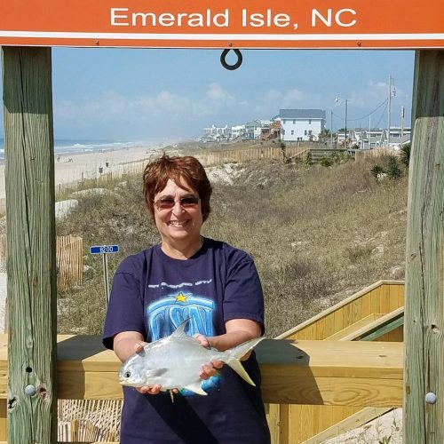 TERRI HUNSBERGER (Dansville, MI)--- 1 lb. 8 oz. POMPANO............... 4-15-17