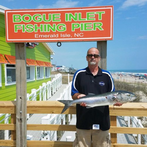 FRANK GRIFFIN (HIGH POINT, NC)--- biggest BLUEFISH so far! .............. 9 lb. 14 oz. ....... 4-15-17