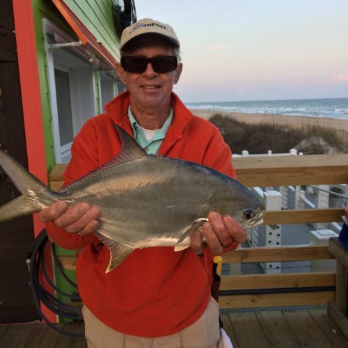 BUSTER HANSEN (Havelock, NC)-- landed this 3 lb. 8 oz. POMPANO on Thursday! ........... 4-13-17