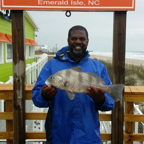 KENNETH WEST (Wilson, NC)-- 4 lb. 3 oz. BLACK DRUM ....4-24-17