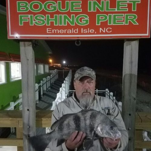 CHARLES BOGEY (Bailey, NC)-- 4 lb. 14 oz. BLACK DRUM ......... 4-15-17