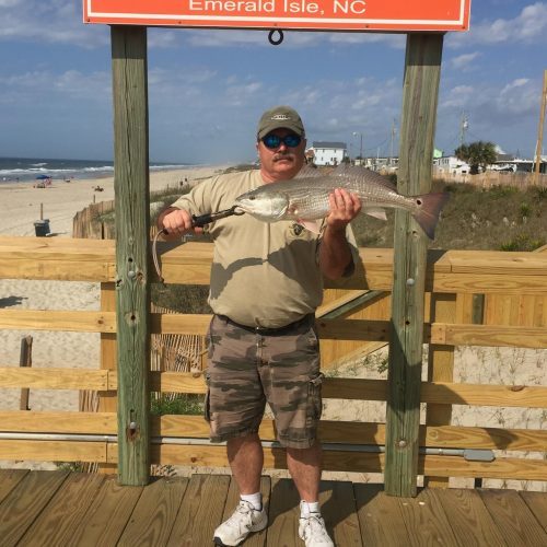 TOM O'CONNOR (New Bern, NC)-- 7 lb. (23 in.) PUPPY DRUM ....4-22-17