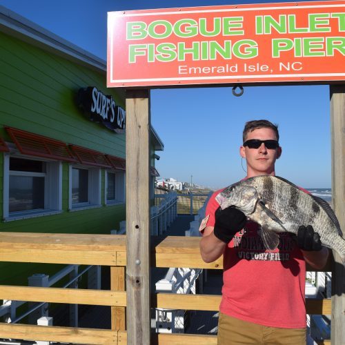 NICK WARD (Havelock, NC)-- 6 lb. 4 oz. BLACK DRUM ....5-2-17