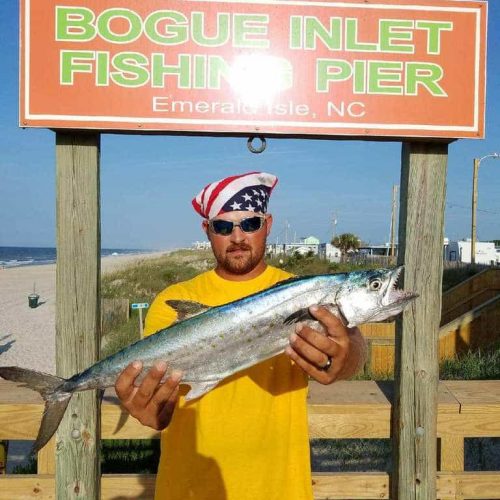 ANTHONY DORN (Swansboro, NC)-- 4 lb. 8 oz. SPANISH MACKEREL ....7-6-17