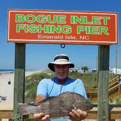 JOHN LATHAM (Swansboro, NC)-- 3 lb. 6 oz. BLACK DRUM ....7-5-17