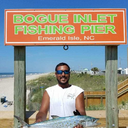 MICKEY PATEL (Emerald Isle, NC)-- 2 lb. 11 oz. SPANISH MACKEREL ....7-5-17