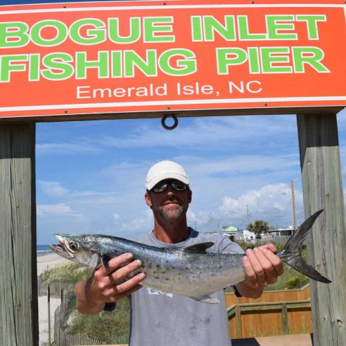 STEVE WAGNER (Emerald Isle, NC)-- 4 lb. 1 oz. SPANISH MACKEREL ....6-30-17