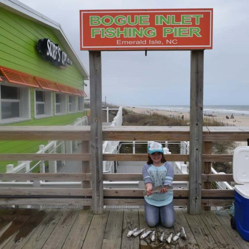 HAYLEE FINK (Emerald Isle, NC)-- COOLER of SEA MULLET ....4-14-18