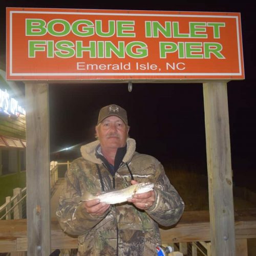 JOHN O'BRIANT (Kenly, NC)-- 12 oz. SEA MULLET ....4-14-18