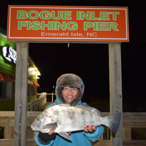 NUI VINSON (Jacksonville, NC)-- 4 lb. 7 oz. BLACK DRUM ....5-8-18