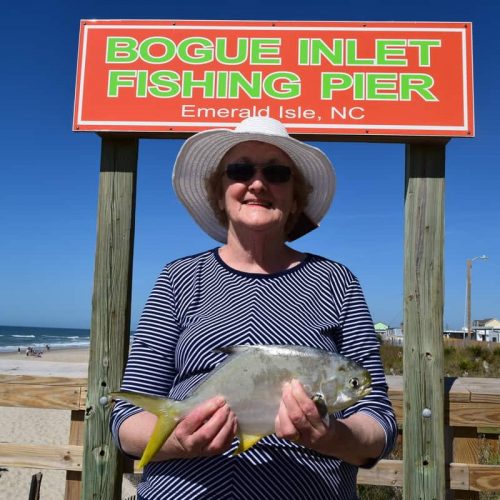 OTHELID STOWE (Stuart, VA)-- 1 lb. 5 oz. POMPANO .....5-4-18