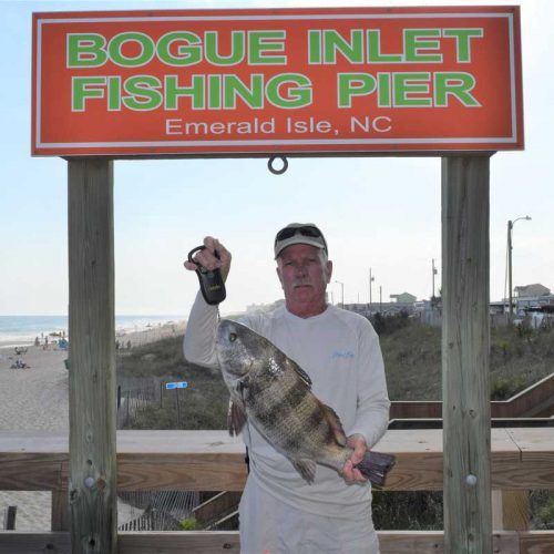 RON BELL (Cape Carteret, NC)-- 8 lb. 10 oz. BLACK DRUM ....5-11-18