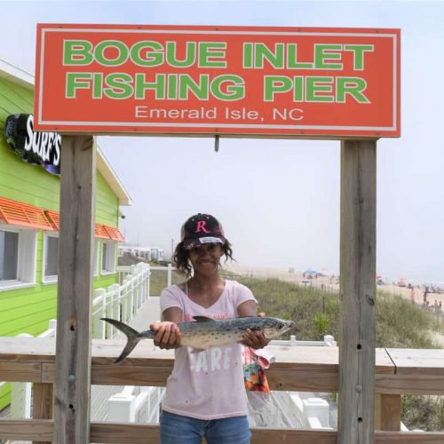 JASMINE BURKES (Jacksonville, NC)-- 2 lb. 4 oz. SPANISH MACKEREL ....5-12-18