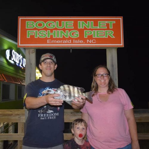 JOHN, JEREMY, & JENNIFER CASTRO (Raleigh, NC)-- 1 lb. 3 oz. BLACK DRUM ....5-12-18