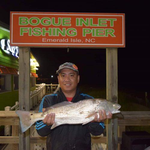 JONISON RIVERA (Jacksonville, NC)-- 5 lb. 15 oz. (26'') PUPPY DRUM ....6-14-18