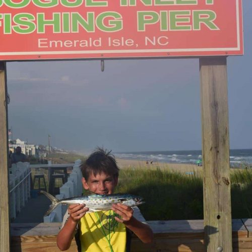 JOSEPH HODGE (Emerald Isle, NC)-- 1 lb. SPANISH MACKEREL ....6-21-18