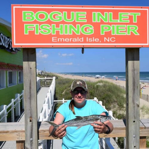 MORGAN WORRELL (Gaston, NC)-- 1 lb. SPANISH MACKEREL ....6-4-18