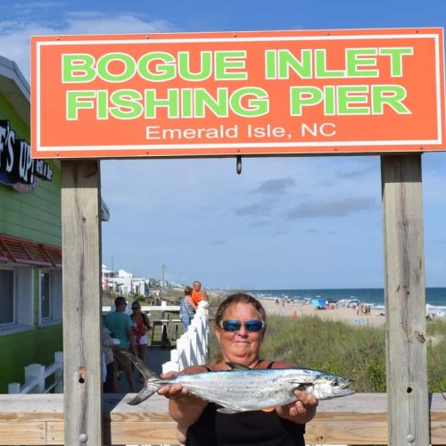 TERESA STANLEY (Goldsboro, NC)-- 3 lb. 7 oz. SPANISH MACKEREL ....6-9-18