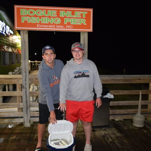 THOMAS BARKER (Raleigh, NC) & WILL DANIELS (Kannapolis, NC)-- COOLER of CROAKER & SPOTS ....6-15-18