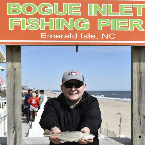 CADEN LATHAN (Coats, NC)-- 1 lb. SEA MULLET ....3-14-20